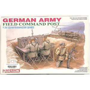 PRE-OWNED - Dragon 3823 - German Army Field Command Post 1:35 Scale Model Plastic Kit