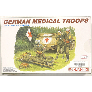 PRE-OWNED - Dragon 6074 - German Medical Troops 1:35 Scale Model Plastic Kit