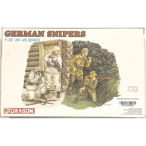 PRE-OWNED - Dragon 6093 - German Snipers 1:35 Scale Model Plastic Kit