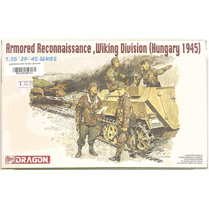 PRE-OWNED - Dragon 6131 - Armored Reconnaissance, Wiking Division 1:35 Scale Model Plastic Kit