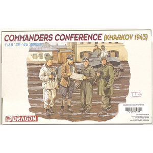 PRE-OWNED - Dragon 6144 - Commanders Conference 1:35 Scale Model Plastic Kit