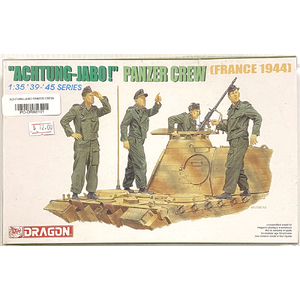 PRE-OWNED - Dragon 6191 - "Achtung Jabo" Panzer Crew 1:35 Scale Model Plastic Kit