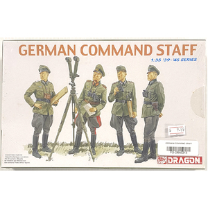 PRE-OWNED - Dragon 6213 - German Command Staff 1:35 Scale Model Plastic Kit