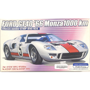 PRE-OWNED - Fujimi 12166 - Ford GT40 1966 Monza 1000km 1:24 Scale Model Plastic Kit