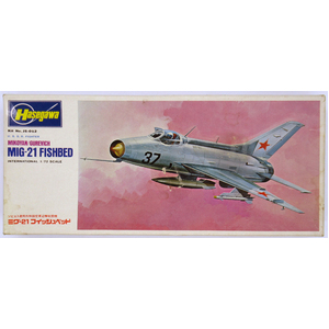 PRE-OWNED - Hasegawa - Mikoyan/Gurevich MiG-21 Fishbed 1:72 Scale Model Plastic Kit #PO-HASJS012