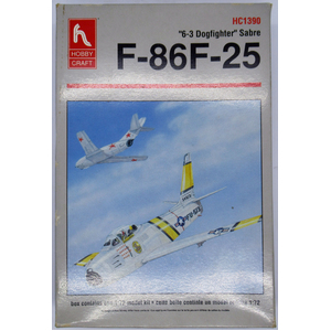 PRE-OWNED - Hobbycraft - '6-3 Dogfighter' Sabre F-86F-25 1:72 Scale Model Plastic Kit #PO-HC1390