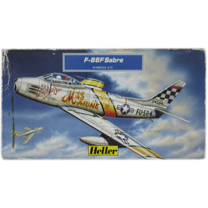 PRE-OWNED - Heller - F-86F Sabre 1:72 Scale Model Plastic Kit #PO-HEL80277