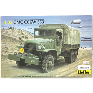 PRE-OWNED - Heller 81121 - GMC CCKW 353 1:35 Scale Model Plastic Kit