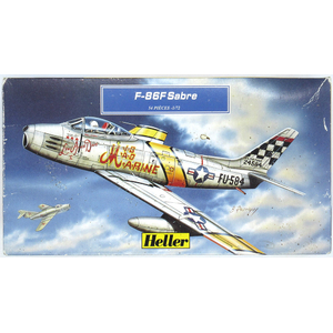 PRE-OWNED - Heller - F-86F Sabre 1:72 Scale Model Plastic Kit #PO-HELL80277