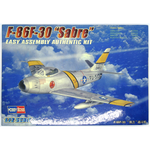 PRE-OWNED - HobbyBoss - F-86F-30 "Sabre" Easy Assembly Authentic Kit 1:72 Scale Model #PO-HOB80258