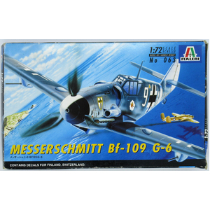 PRE-OWNED - Italeri - Messerschmitt Bf 109G-6 1:72 Scale Model Plastic Kit #PO-ITA063