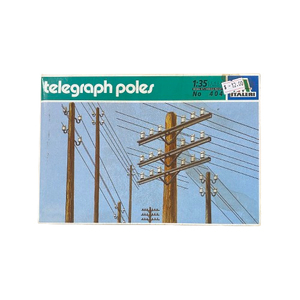 PRE-OWNED - Italeri 404 - Telegraph Poles 1:35 Scale Plastic Model Kit