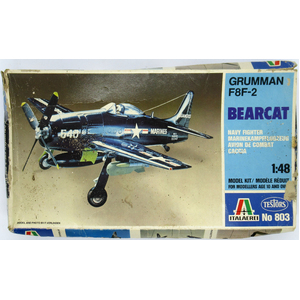 PRE-OWNED - Italeri - Grumman F8F-2 Bearcat 1:48 Scale Model Plastic Kit #PO-ITA803