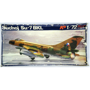 PRE-OWNED - KP - Suchoj Su-7 BKL 1:72 Scale Model Plastic Kit #PO-KP25
