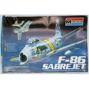 PRE-OWNED - Monogram - F-86 Sabrejet 1:48 Scale Model Plastic Kit #PO-MON5427