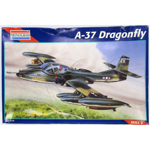 PRE-OWNED - Monogram - A-37 Dragonfly 1:48 Scale Model Plastic Kit #PO-MON5486