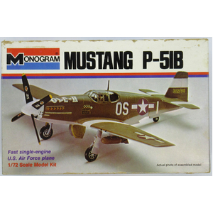 PRE-OWNED - Monogram - Mustang P-51B 1:72 Scale Model Plastic Kit #PO-MON6788