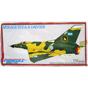 PRE-OWNED - Pioneer 2 - Mirage IIIEA & Dagger 1:72 Scale Model Plastic Kit #PO-PIO4007