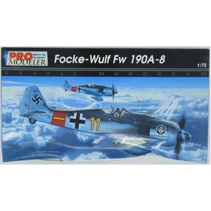 PRE-OWNED - Pro Modeler - Focke-Wulf Fw 190A-8 1:72 Scale Model Plastic Kit #PO-PRO855943