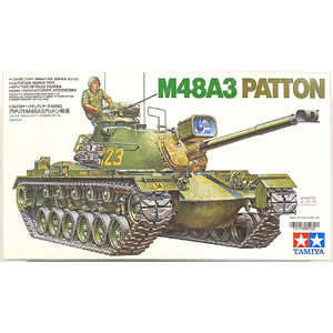 PRE-OWNED - Tamiya 35120 - M48A3 Patton 1:35 Scale Model Plastic Kit
