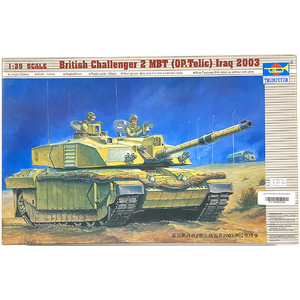 PRE-OWNED - Trumpeter 00323 - British Challenger 2 MBT 1:35 Scale Model Plastic Kit