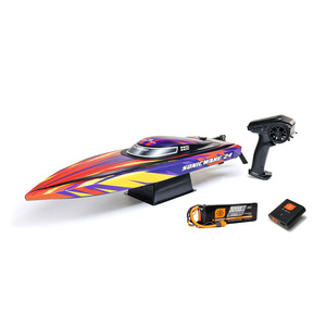 Pro Boat Sonicwake 24" Self-Righting Brushless Deep-V RTR RC SpeedBoat, Red