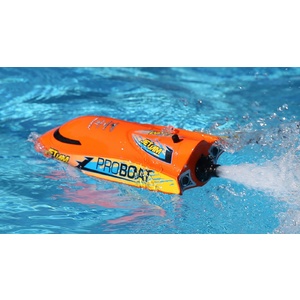 Jet Jam RC Speed Boat 12" Pool Racer, Orange: RTR (PRB08031T1)
