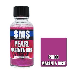 SMS PRL03 Pearl Acrylic Lacquer Magenta Rose Paint 30ml