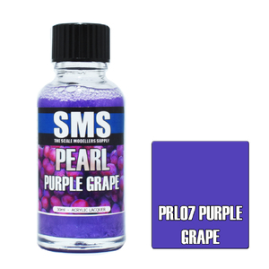 SMS PRL07 Pearl Acrylic Lacquer Purple Grape Paint 30ml