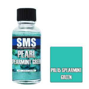 SMS PRL15 Pearl Acrylic Lacquer Spearmint Green Paint 30ml