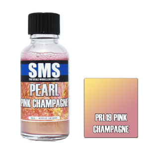 SMS PRL19 Pearl Acrylic Lacquer Pink Champagne Paint 30ml