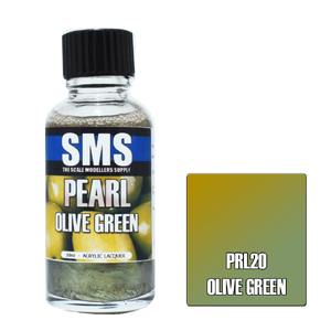 SMS PRL20 Pearl Acrylic Lacquer Olive Green Paint 30ml