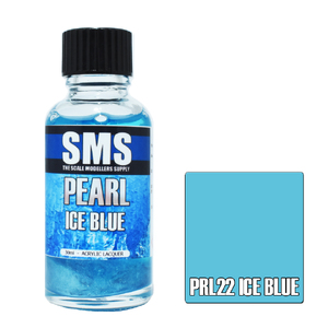 SMS PRL22 Pearl Acrylic Lacquer Ice Blue Paint 30ml