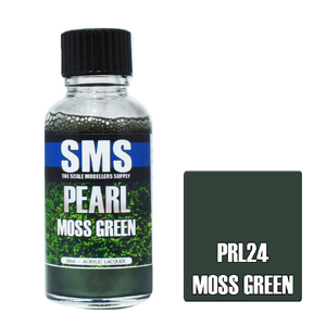SMS PRL24 Pearl Acrylic Laquer Moss Green Paint 30ml
