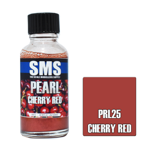 SMS PRL25 Pearl Acrylic Laquer Cherry Red Paint 30ml