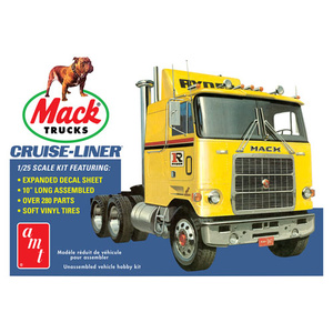 AMT 1062 Mack Cruise-Liner Semi Truck 1/25 Scale Model