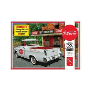 AMT 1094 1955 Chevy Cameo Pickup Coca-Cola 1/25 Scale Model Kit