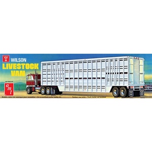 AMT 1106  Wilson Livestock Van Trailer 1:25 Scale Model Kit