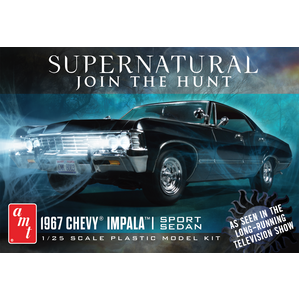 AMT1124 1967 Chevy Impala 4-door Supernatural 1/25 Scale Model Kit