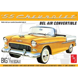 AMT 1134 1955 Chevy Bel Air Convertible 1:16 Scale Model Kit