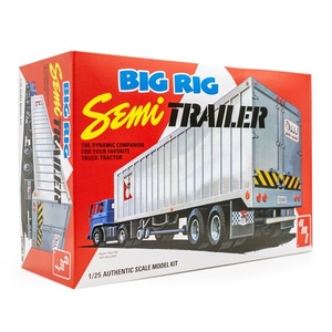 AMT 1164 Big Rig Semi Trailer 1:25 Scale Model Kit 