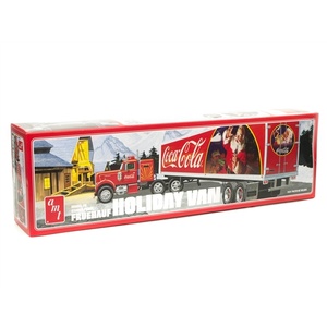 AMT 1165 Fruehauf Holiday Hauler Semi Trailer (Coca-Cola) 1:25 Scale Model Kit 