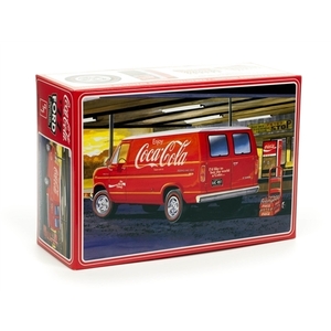 AMT 1173 1977 Ford Van w/Vending Machine (Coca-Cola) 2T 1:25 Scale Model
