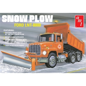 AMT 1178 Ford LNT-8000 Snow Plow 1:25 Scale Model