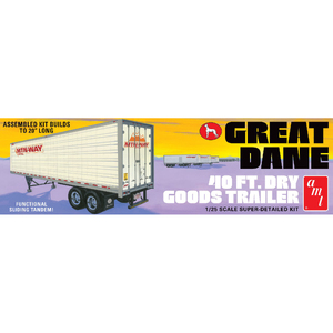 AMT 1185 Great Dane Dry Goods Semi Trailer 1:25 Scale Model Plastic Kit