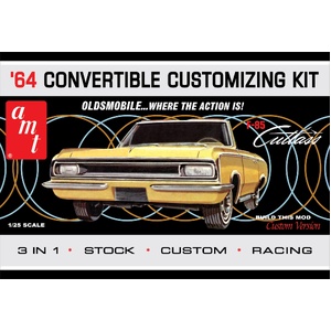AMT 1200 1964 Olds Cutlass F-85 Convertible 1/25 Scale Plastic Model Kit