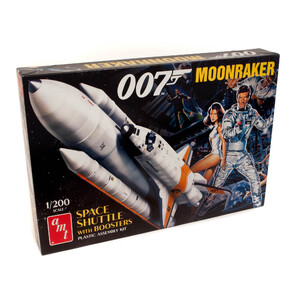 AMT 1208 MOONRAKER SHUTTLE W/BOOSTERS - JAMES BOND 1:200 SCALE MODEL KIT