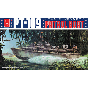 AMT 1233 John F. Kennedy PT-109 1/64 Scale Model Plastic Kit