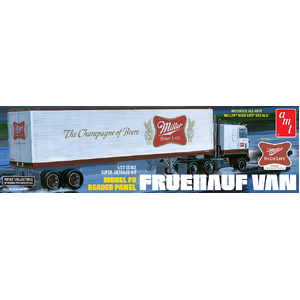 AMT 1234 Fruehauf 40' Semi Trailer (Miller Beer) 1:25 Scale Model Plastic Kit