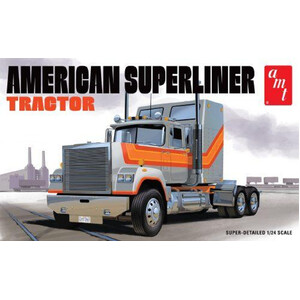1/24 American Superliner Semi Tractor Model Kit AMT1235